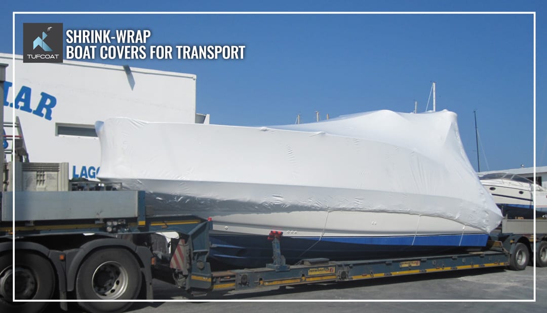 Transport boat covers | Shrink-wrap protection for yachts 